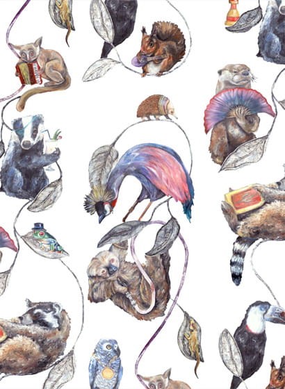 Wallpaper Hackney Empire - White