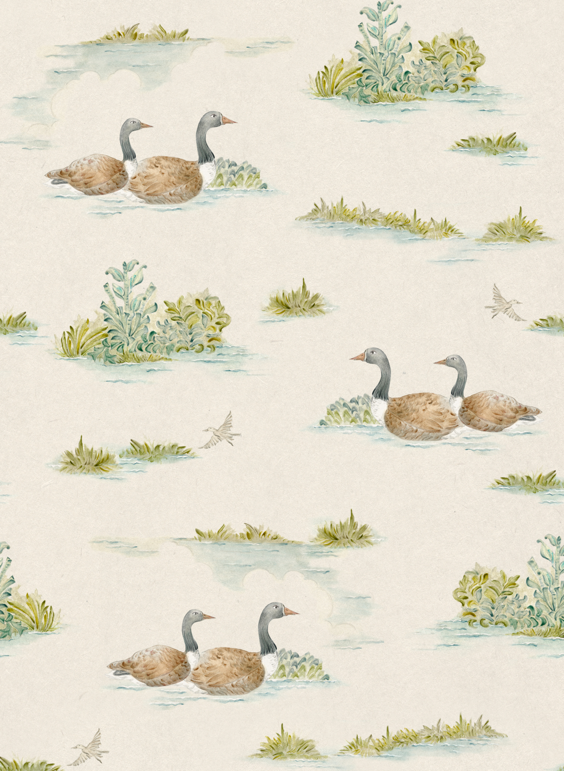 Tapete Mallard Duck - Mint
