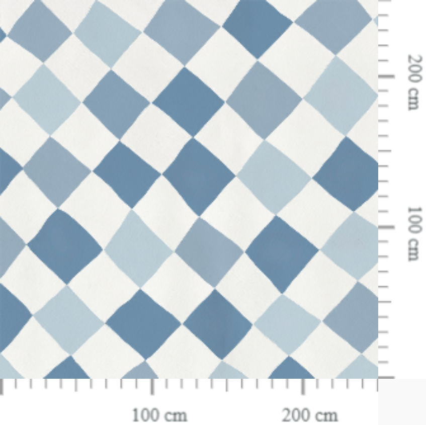 Wandbild Tremble - Blue