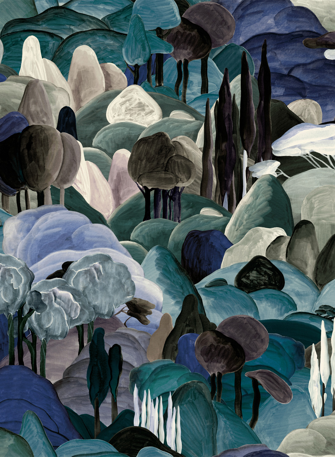 Tapete All Ombra Dei Cipressi - Midnight Dream