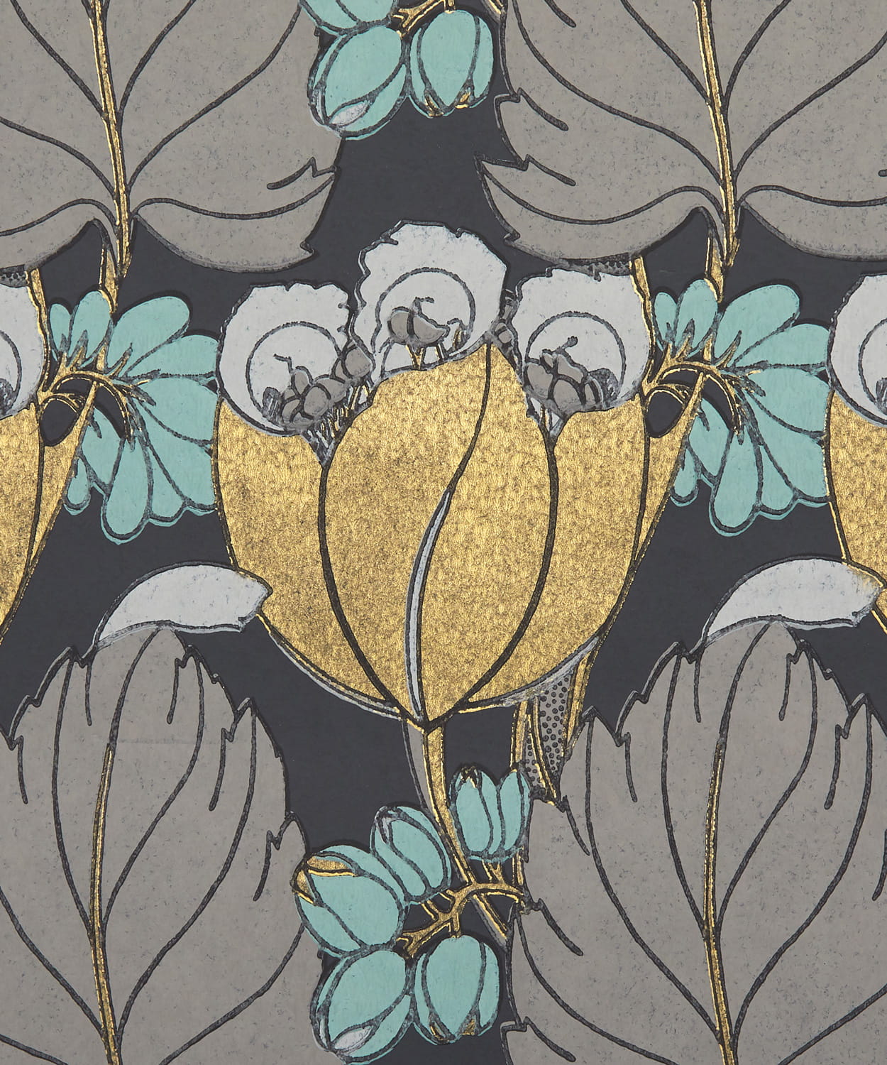 Tapete Regency Tulip - Pewter