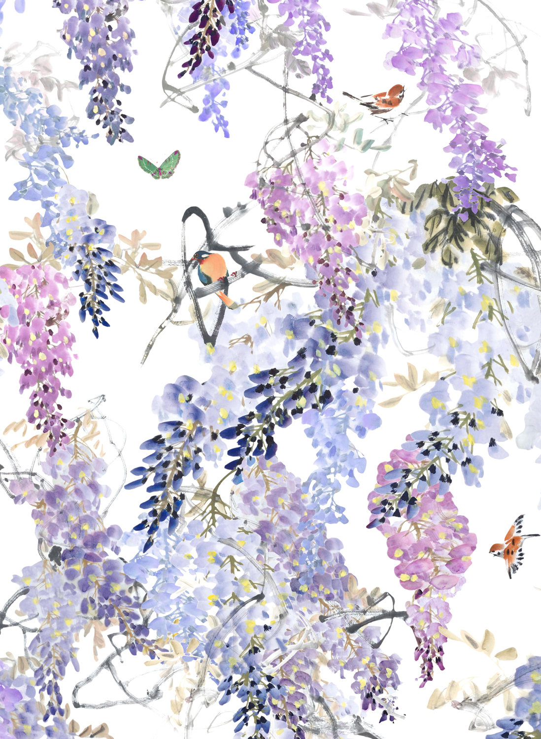 Tapete Wisteria Falls