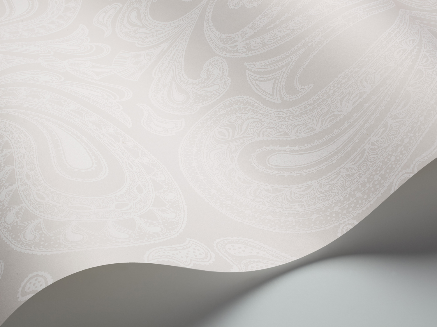 Tapete Malabar - White on White