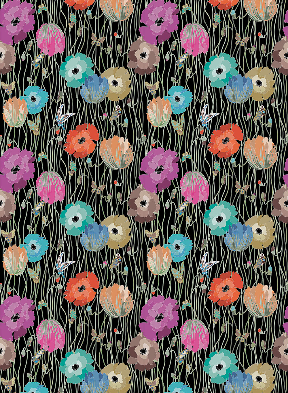 Tapete Poppies - 10195