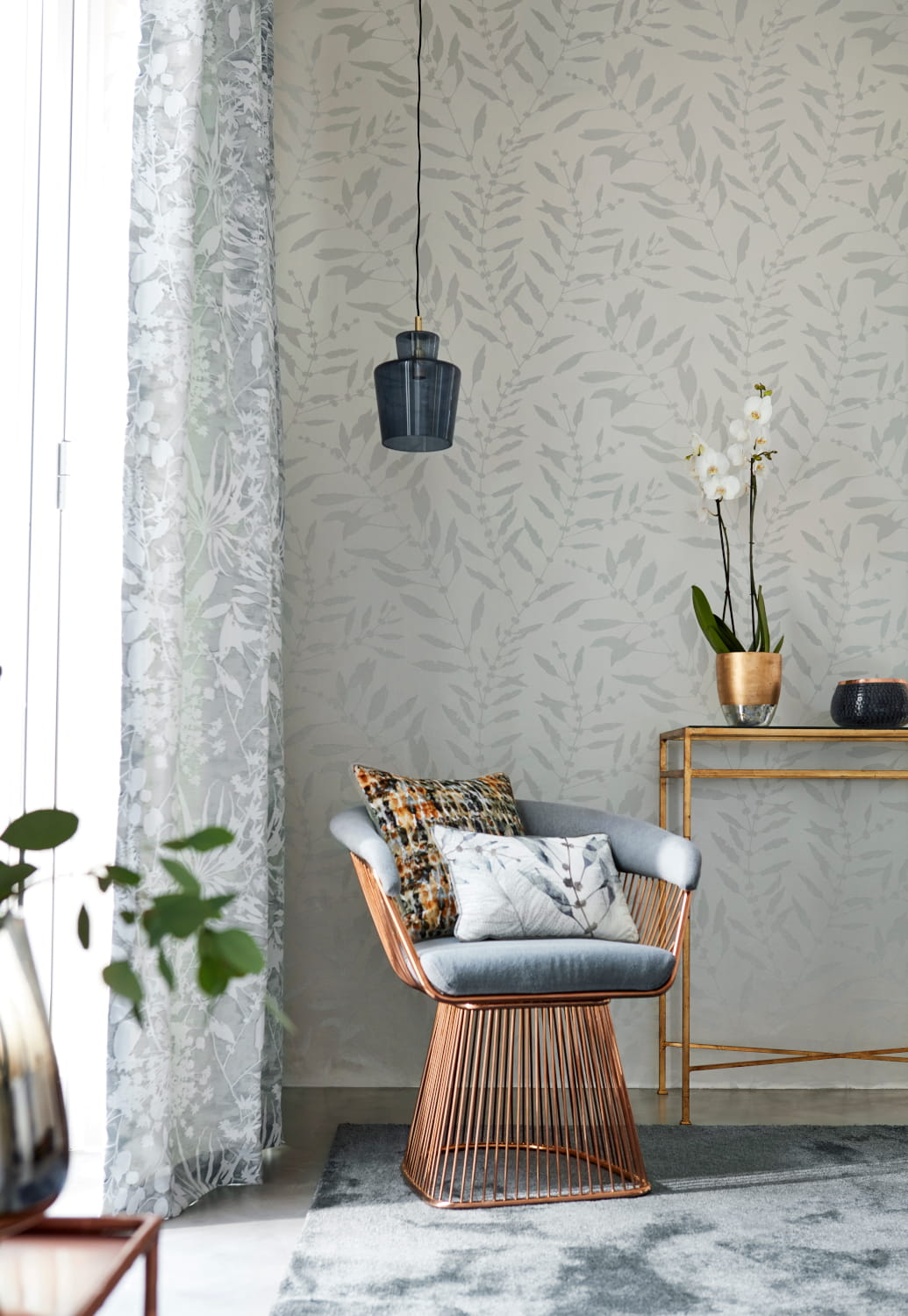 Tapete Chaconia Shimmer - Stone