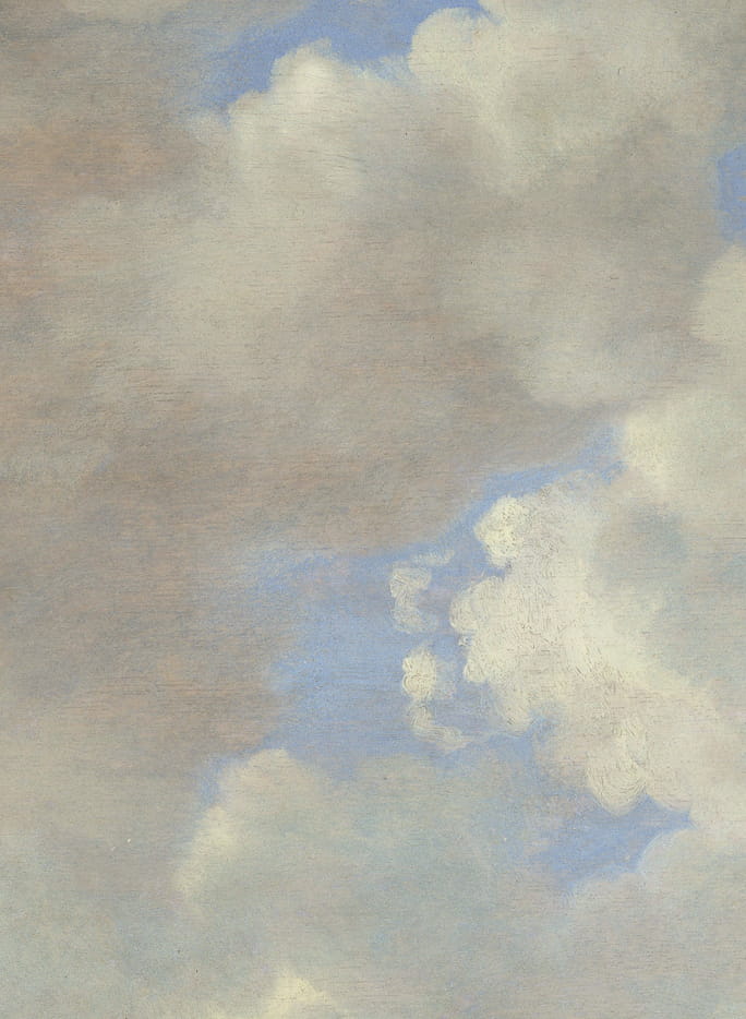 Wandbild Golden Age Clouds 4 - Multicolor - Breite 2.92m