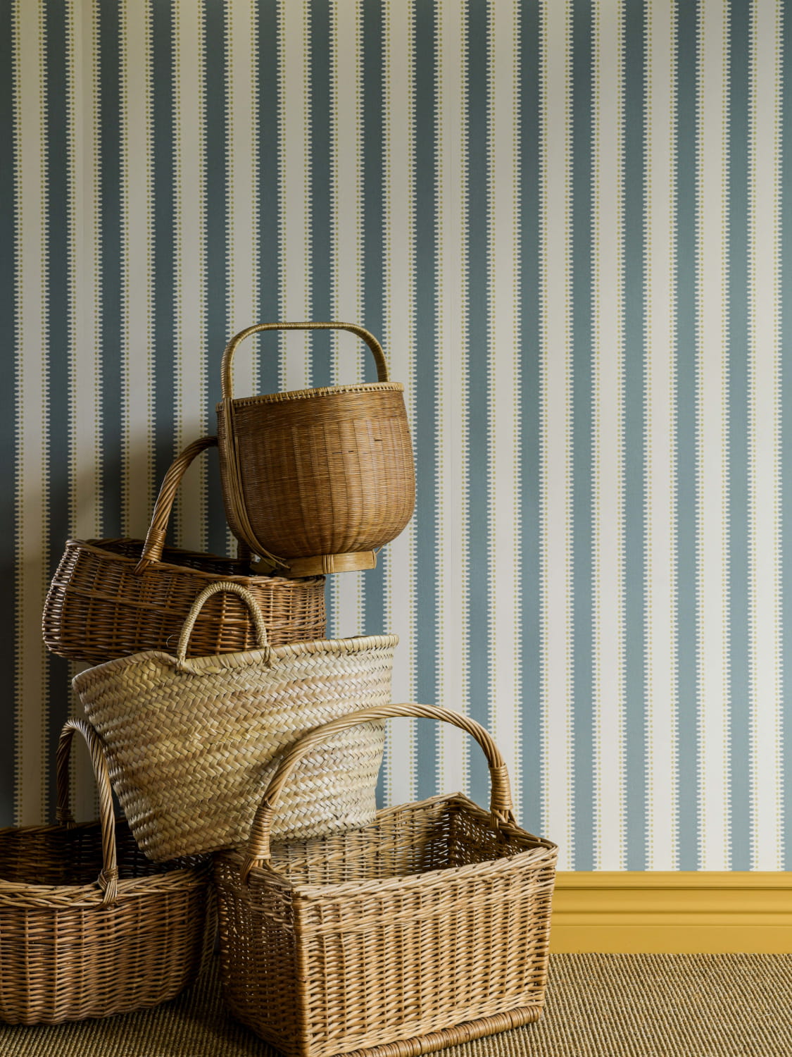 Tapete Jagged Stripe - turquoise