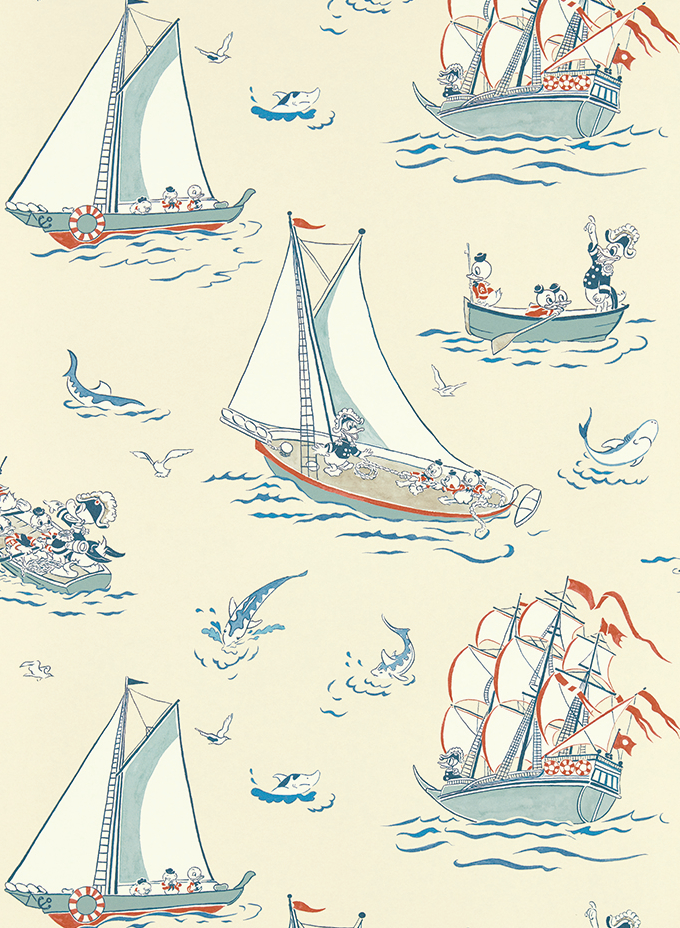Tapete Donald Nautical - Sea Salt