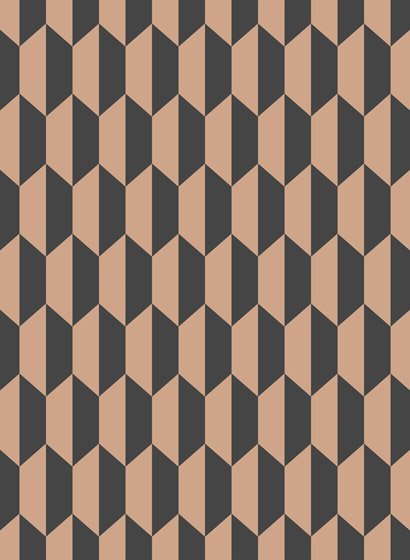 Tapete Petite Tile Icons - Charcoal/ Bronze