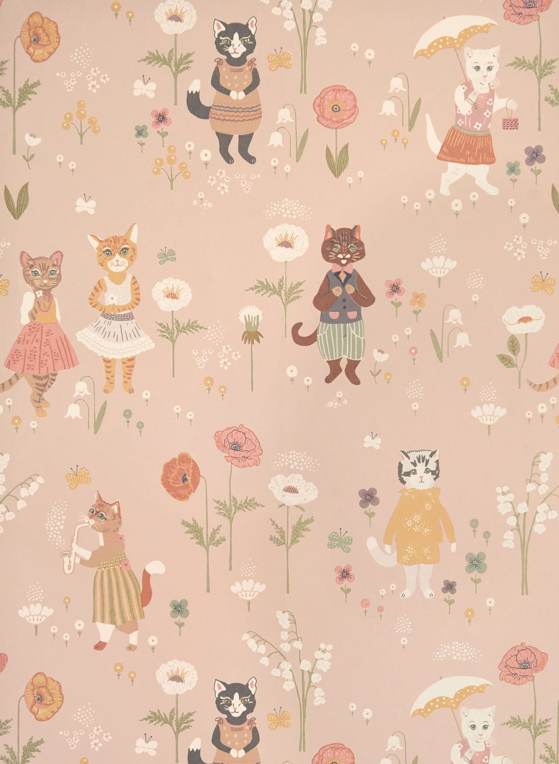 Tapete Catwalk - Dusty Sweet Pink