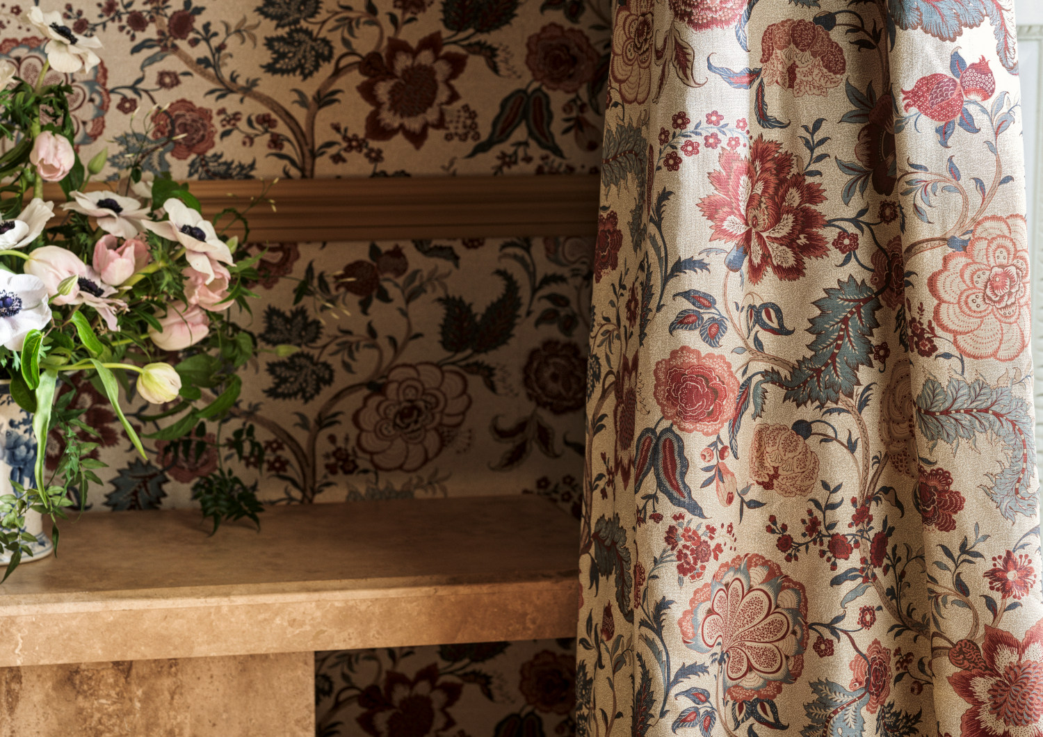 Tapete Salisbury - Madder Rose