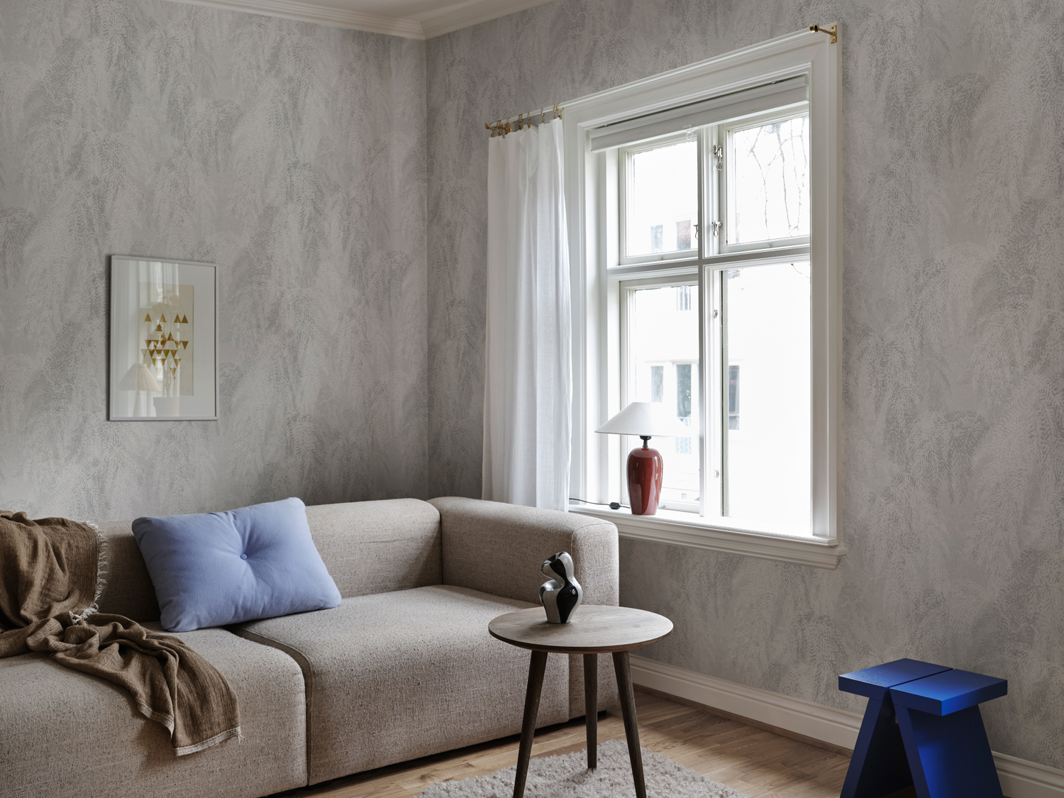 Wandbild Ceder - Gray