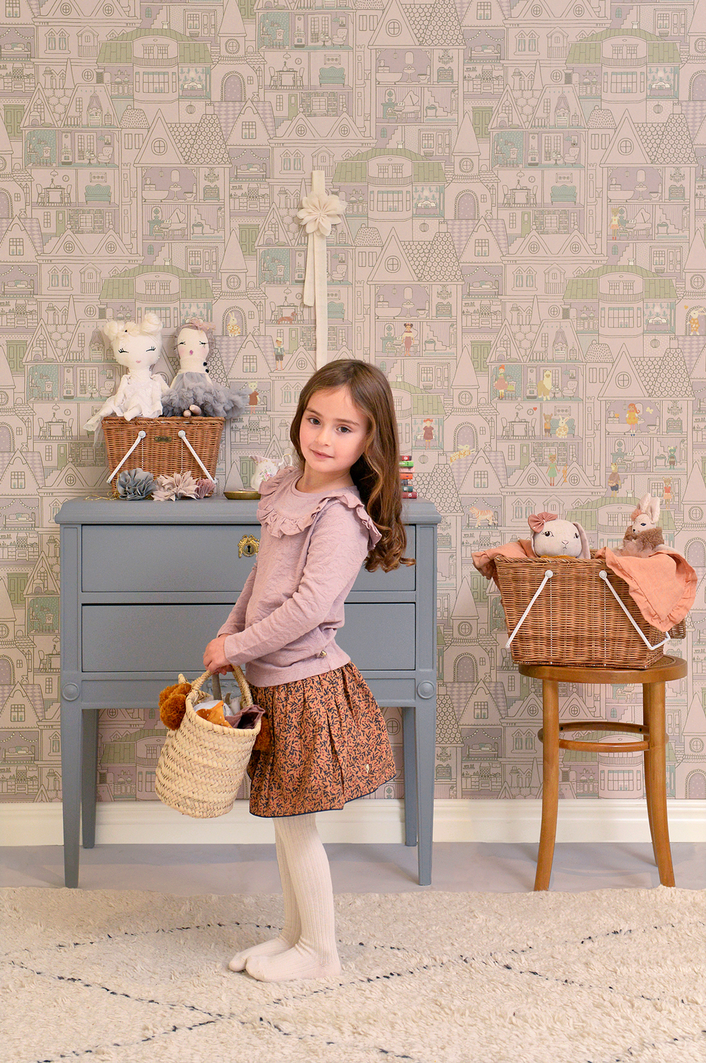 Tapete Dollhouse - Soft Lilac