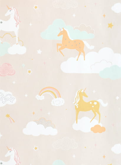 Tapete Rainbow Treasures - Lovely Pastel Pink
