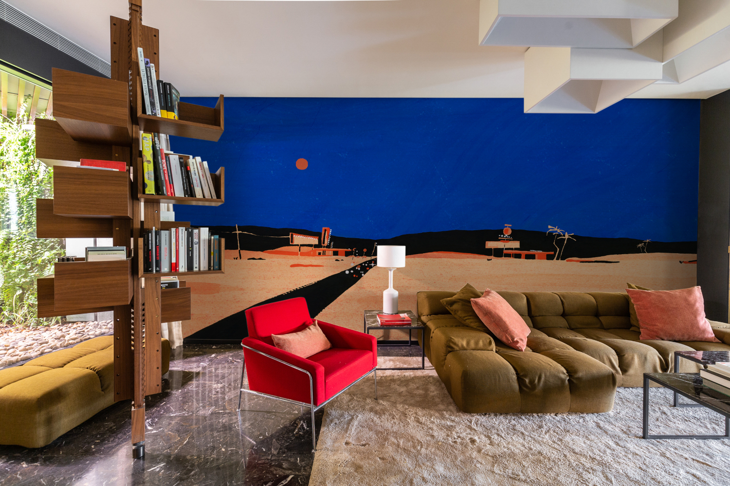Wandbild Road Trip - Blue