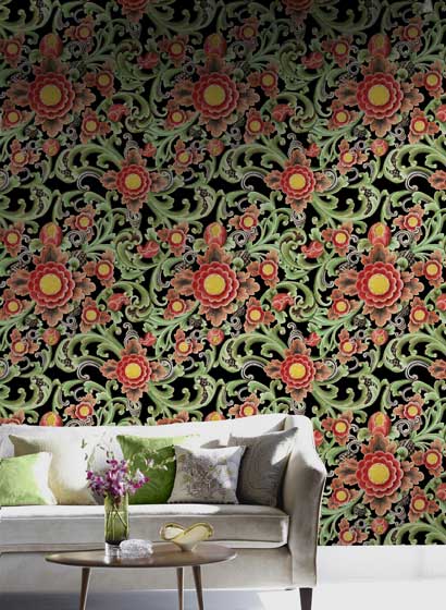 Tapete Floral Painting