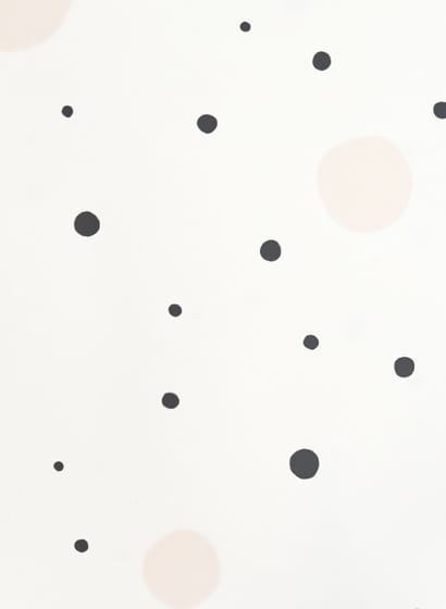 Tapete Confetti - Soft Black/ Light Dusty Pink/ Cream White