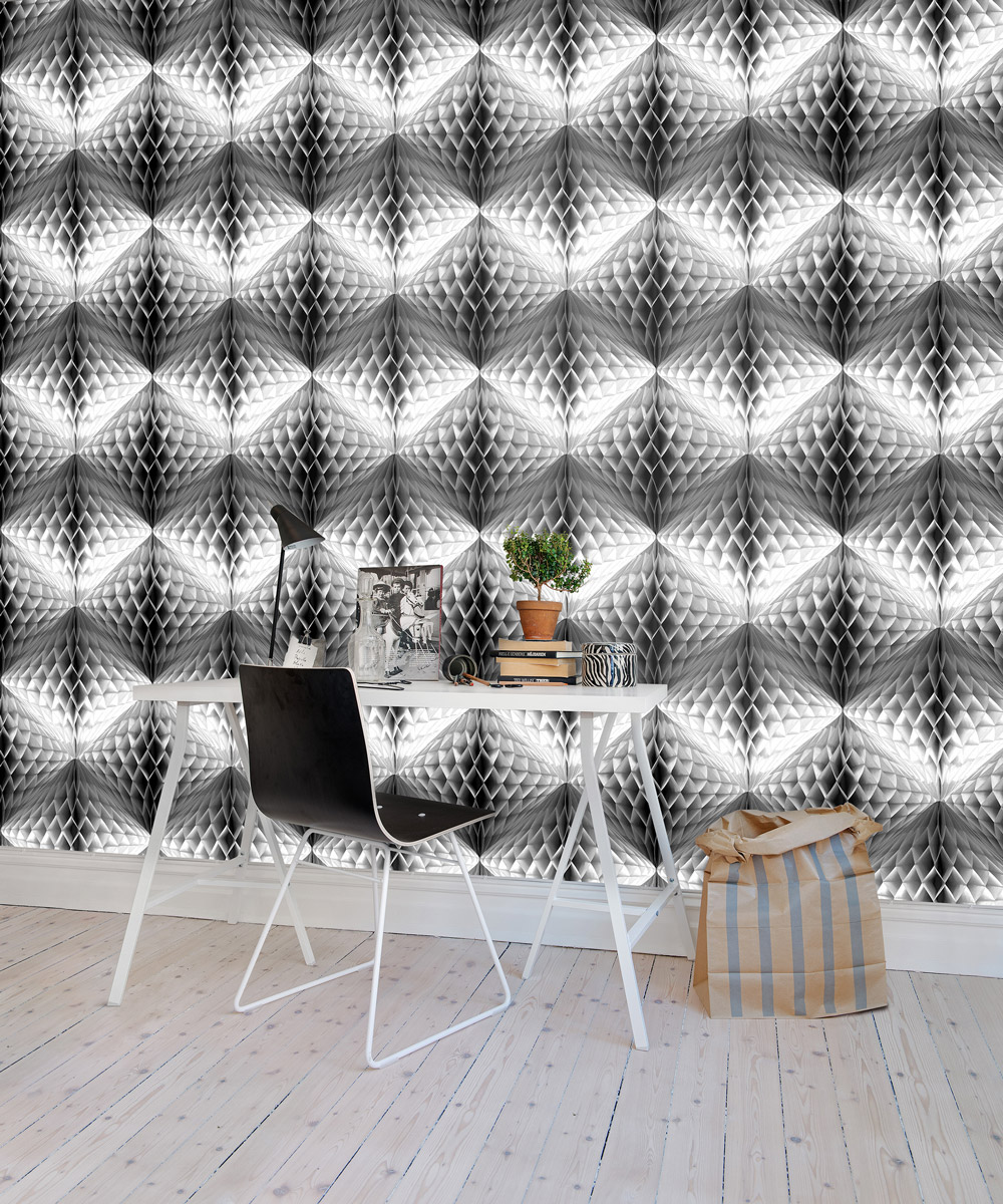 Wandbild Pom Pom - Black
