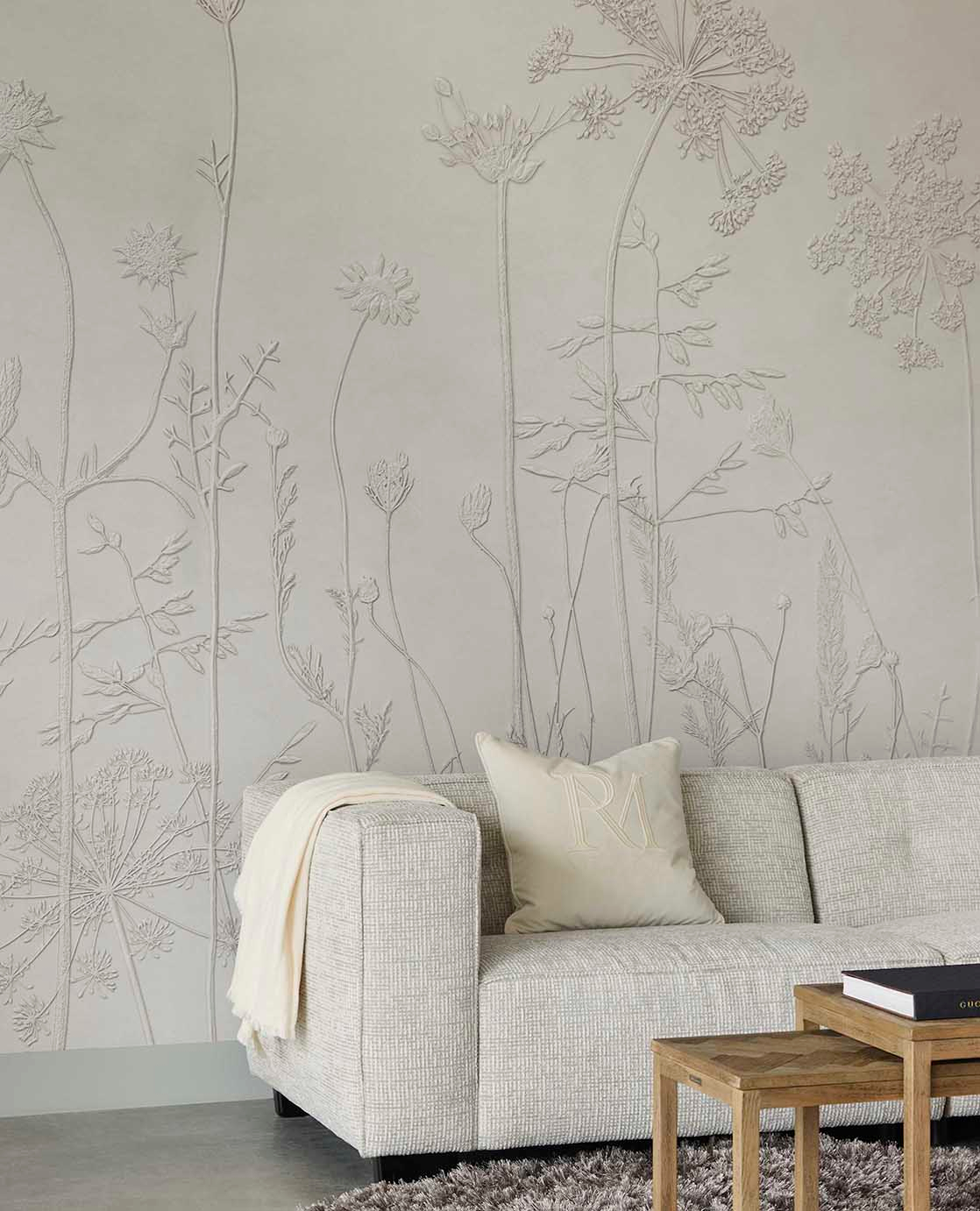 Wandbild Silhouette Flowers - 350702