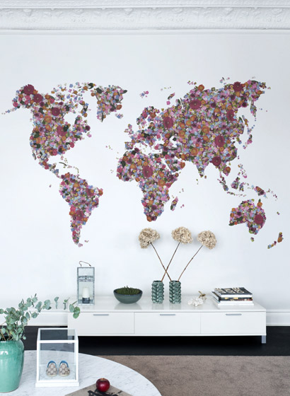 Wandbild World
