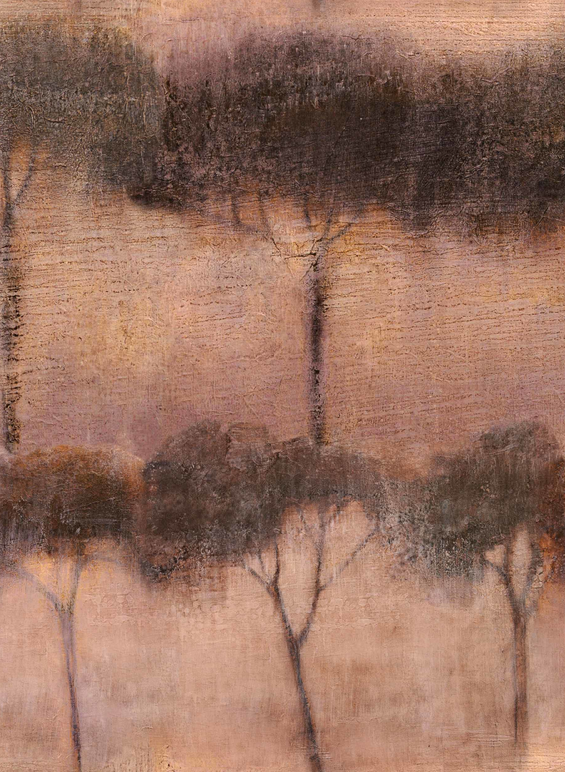 Tapete Ourika Trees - Rose