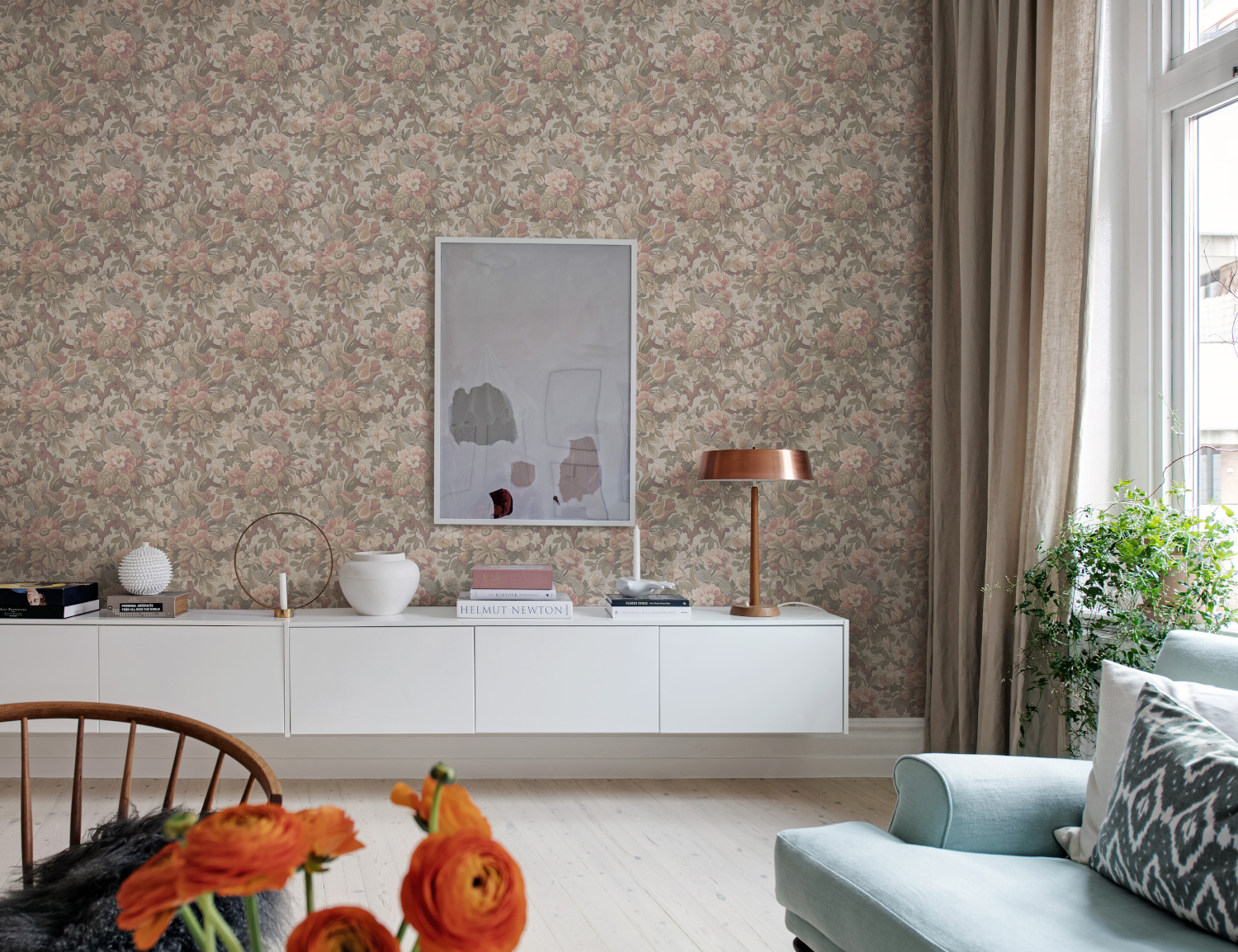 Tapete Vintage Garden - Pastel