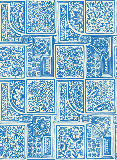 Tapete Bellini - China Blue/ White