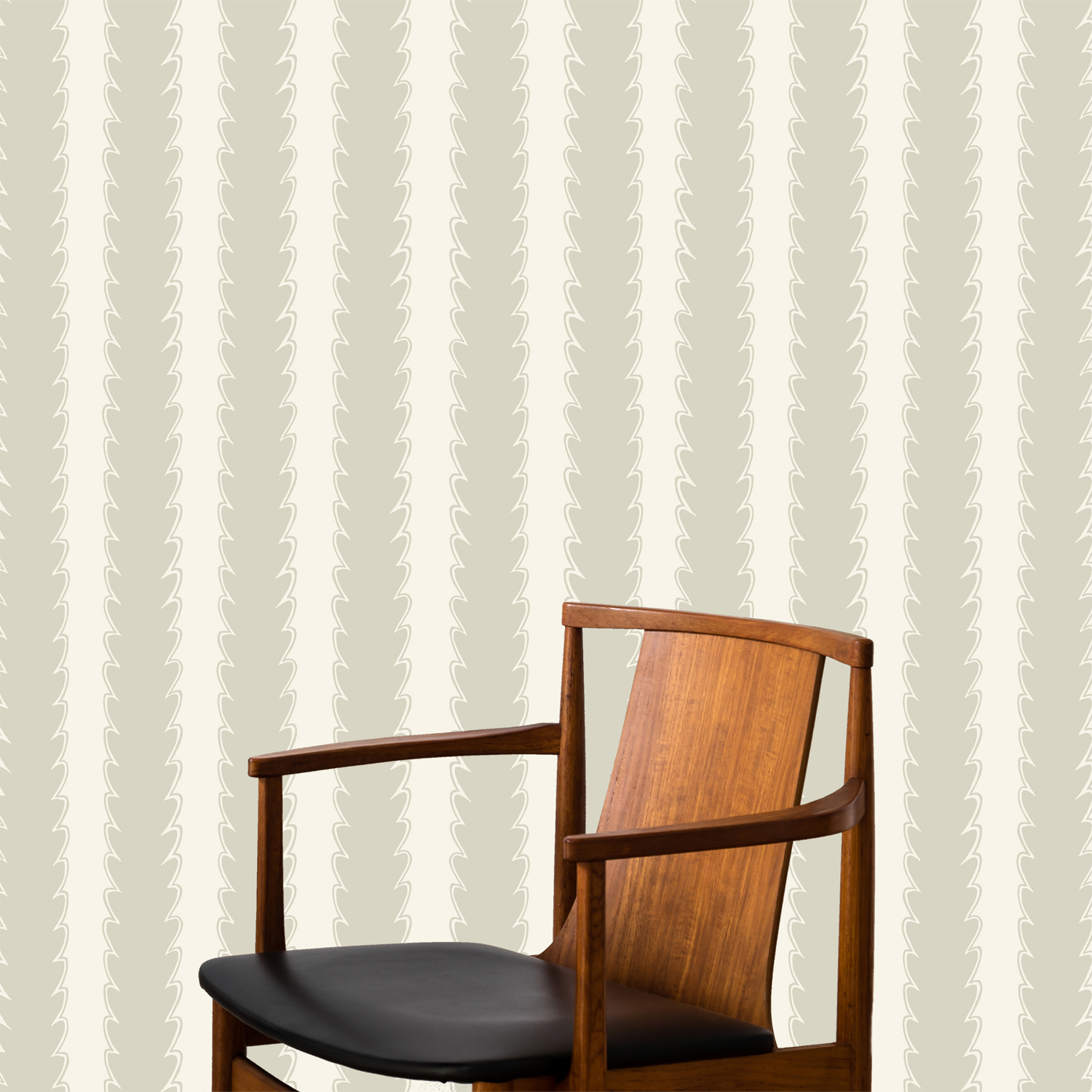 Tapete Scallop Stripe - Rudge Hill/ Washbrooke