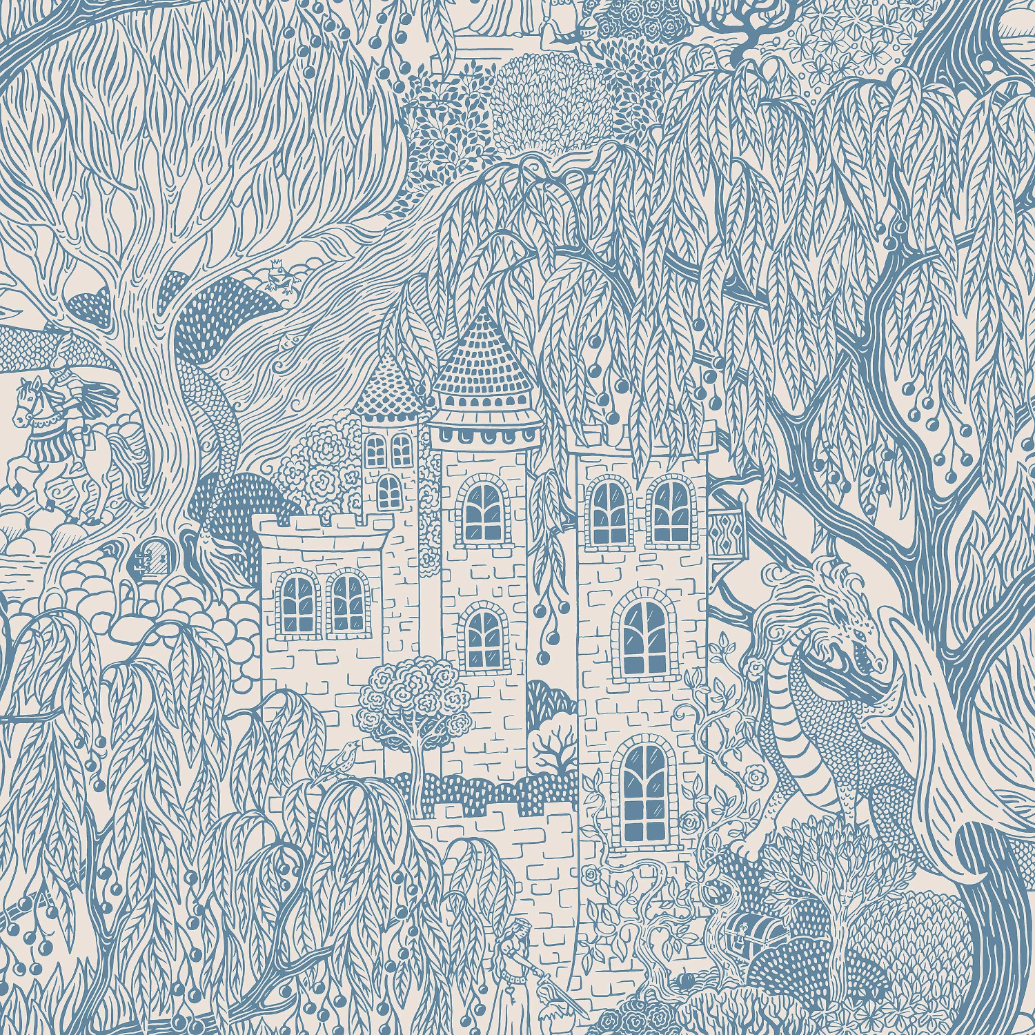 Tapete Kingdom of the Willow - 8147