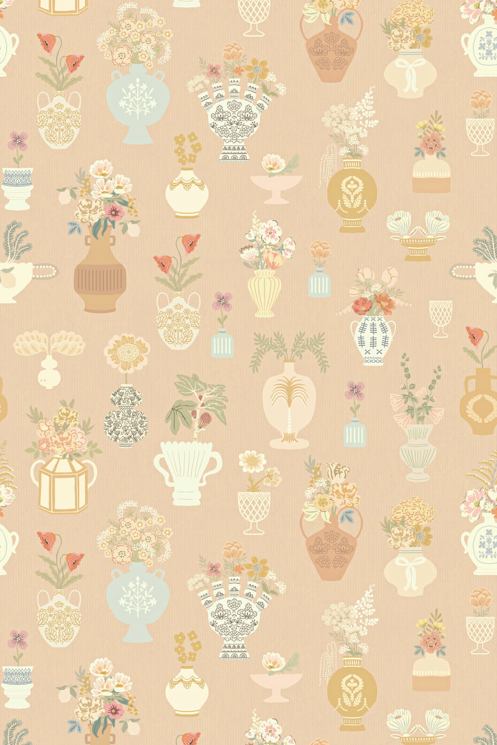 Tapete Floral Daiquiri - Blush Terra