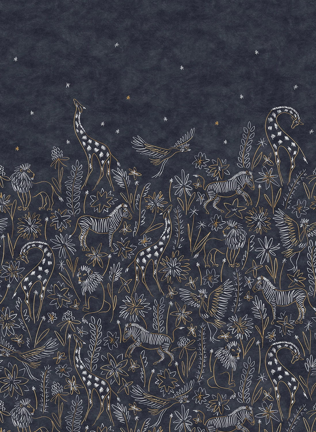 Wandbild Serengeti - Nocturne