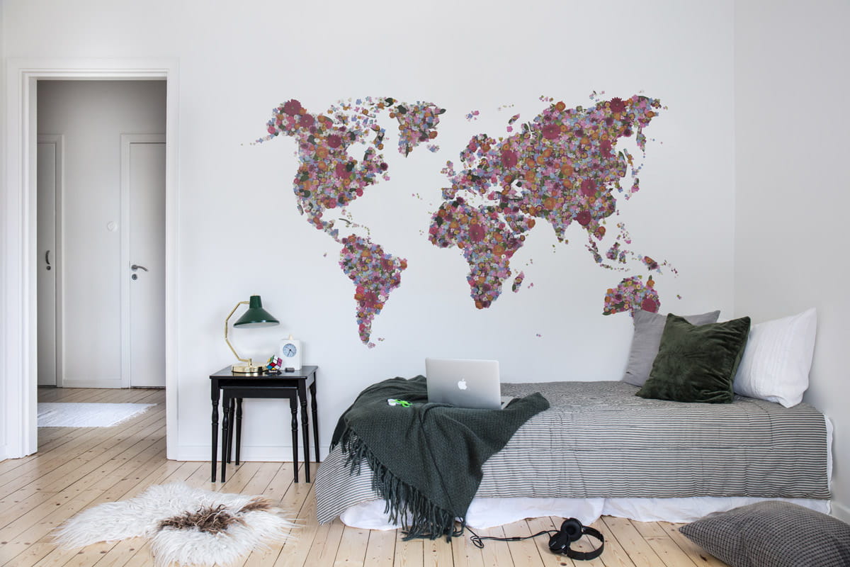 Wandbild World - Multi