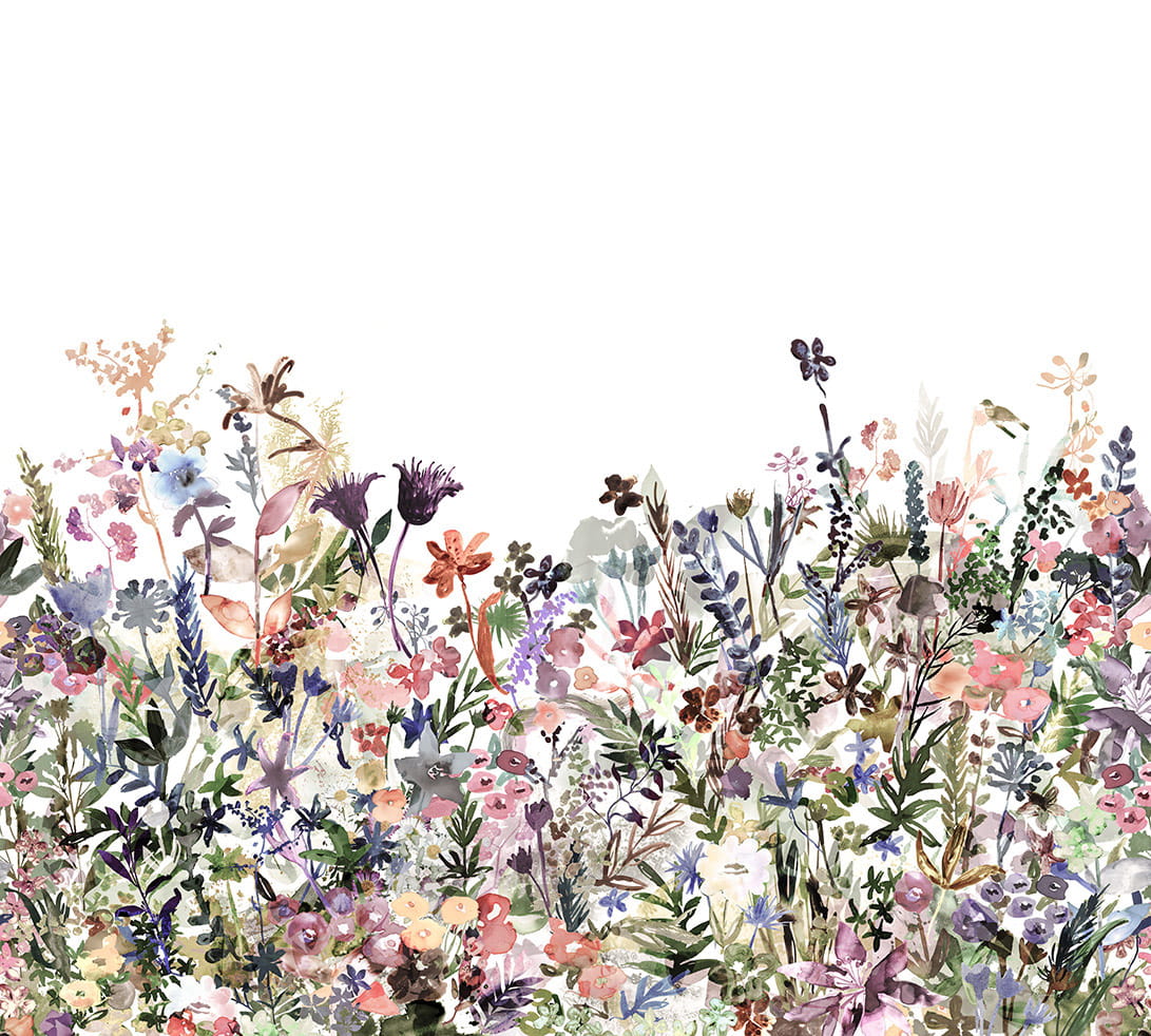 Wandbild May Meadow - Pastell