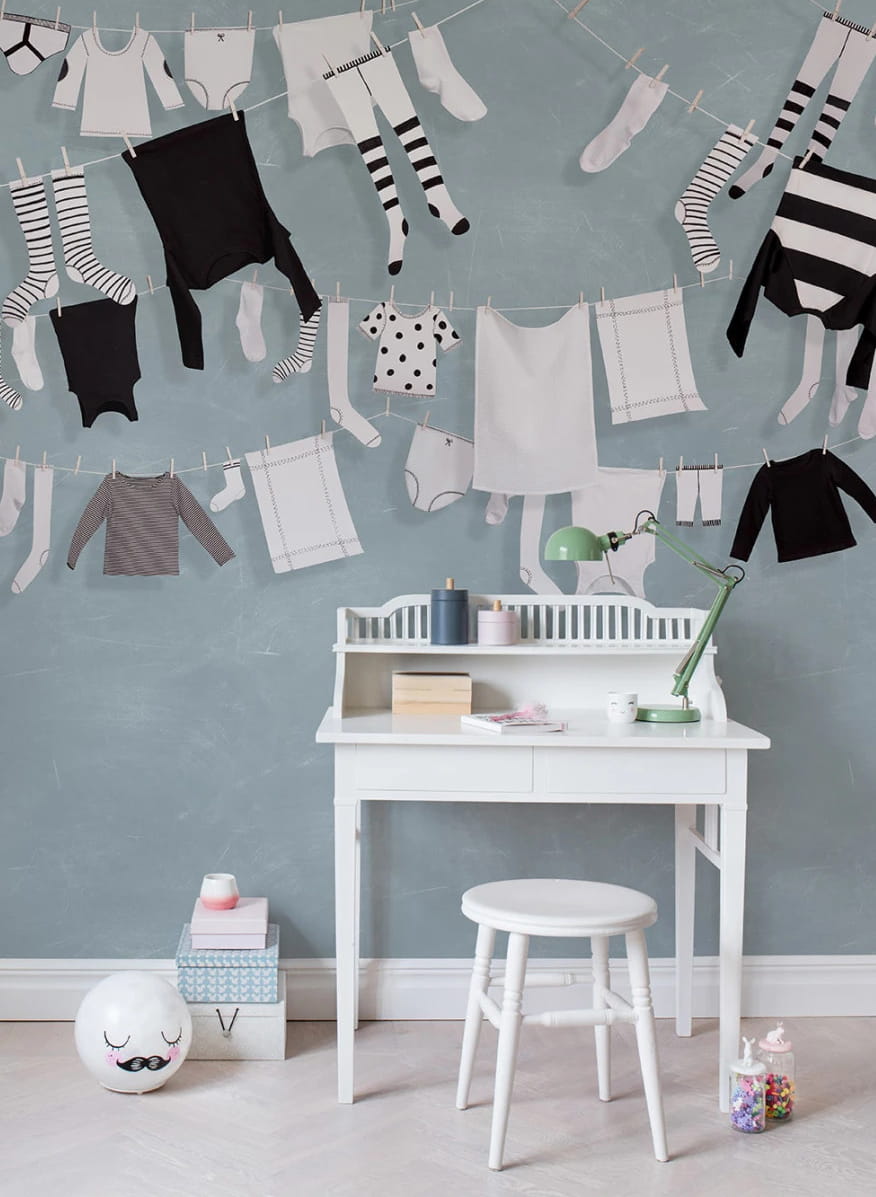 Wandbild Laundry Day