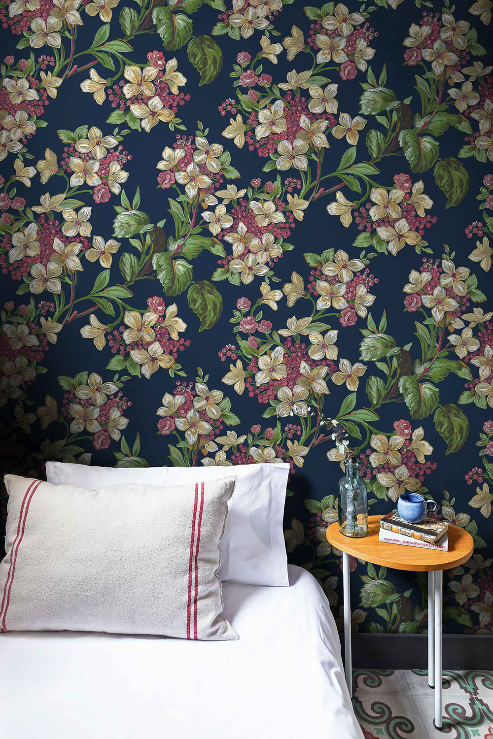 Tapete Flowery - Navy
