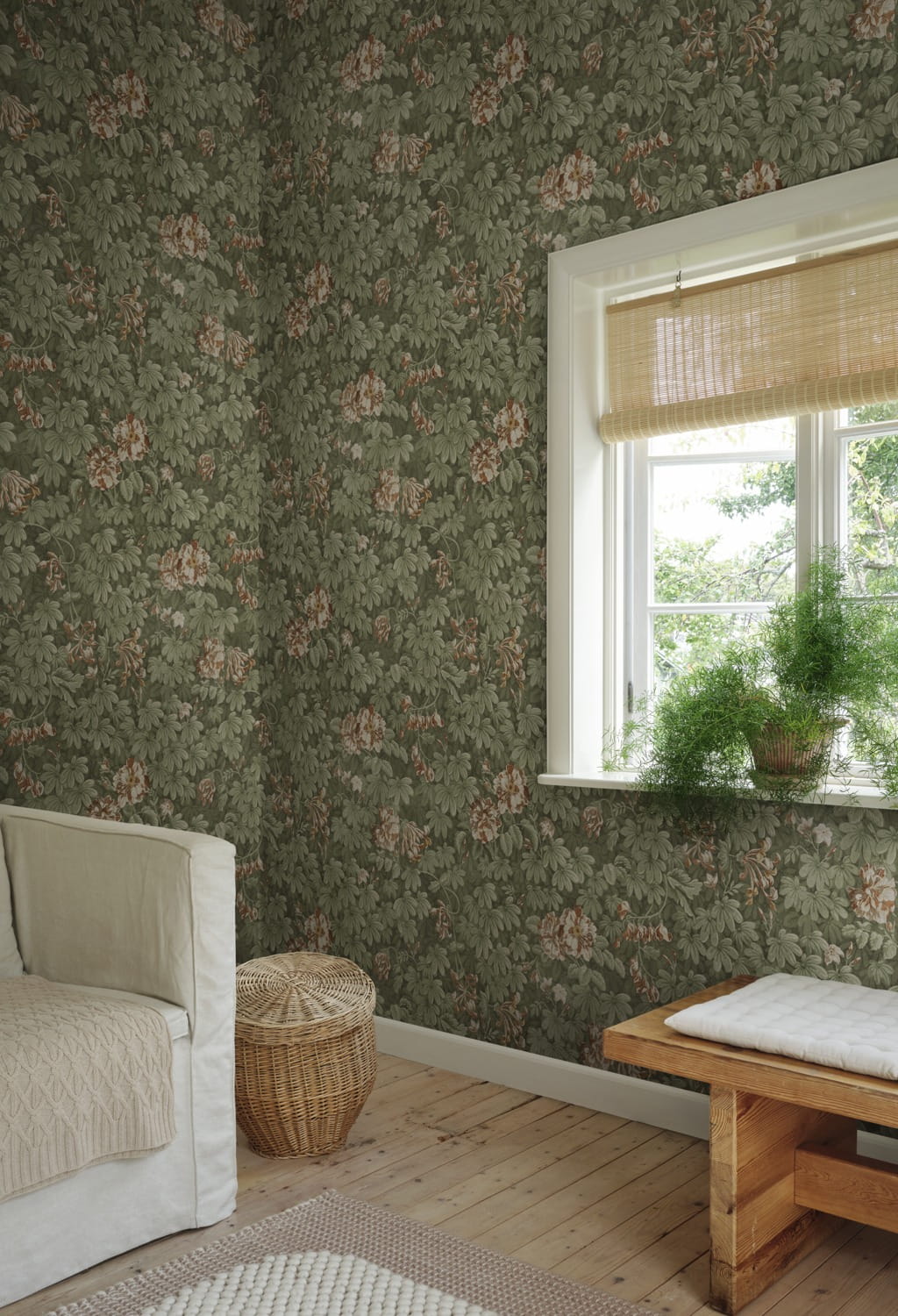 Wandbild Tyra - Forest Green