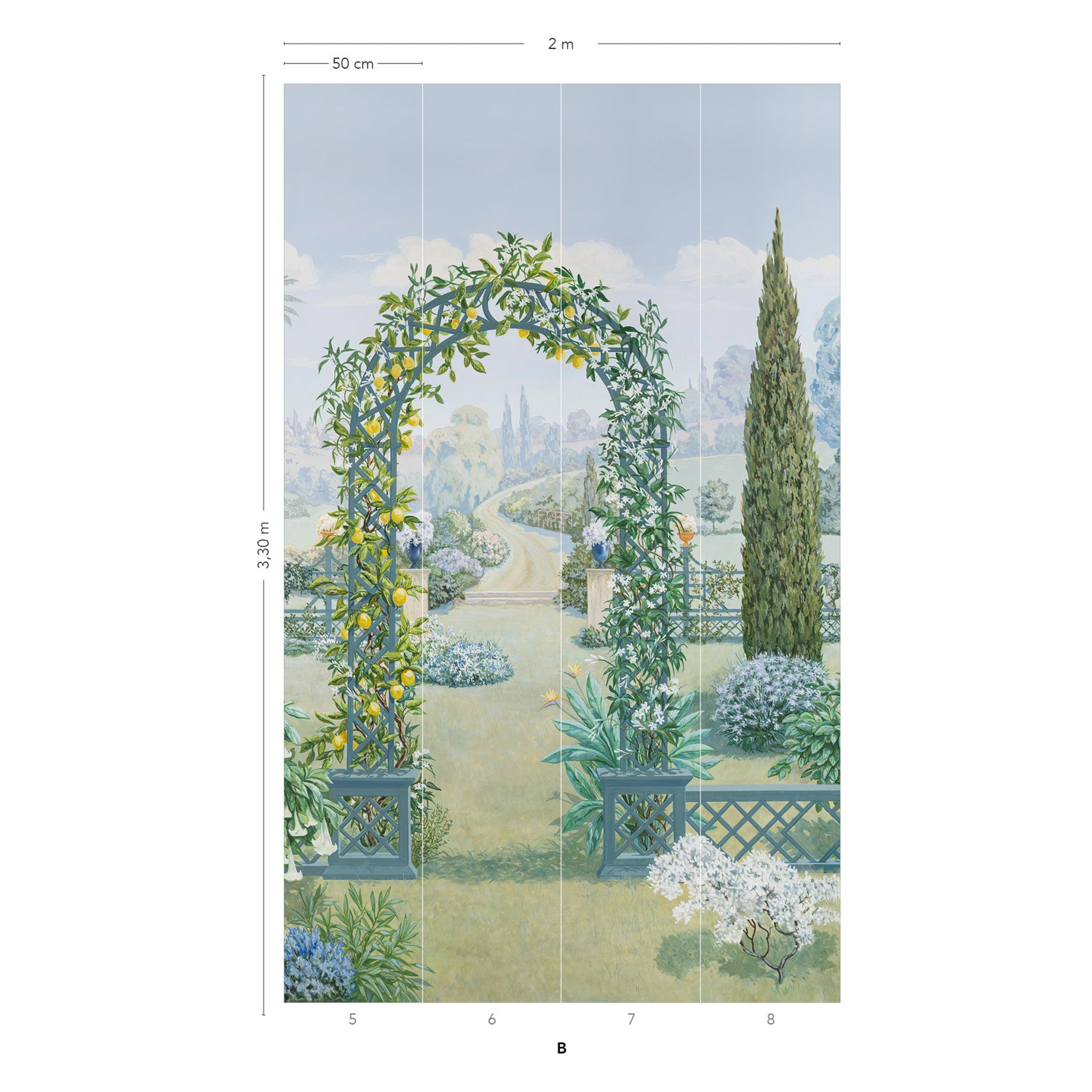 Wallpaper Paradis Perdu - Original Panel B