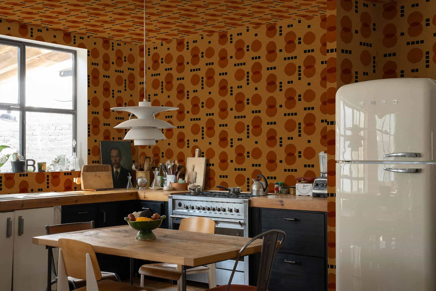 Tapete Rebel Dots - Orange