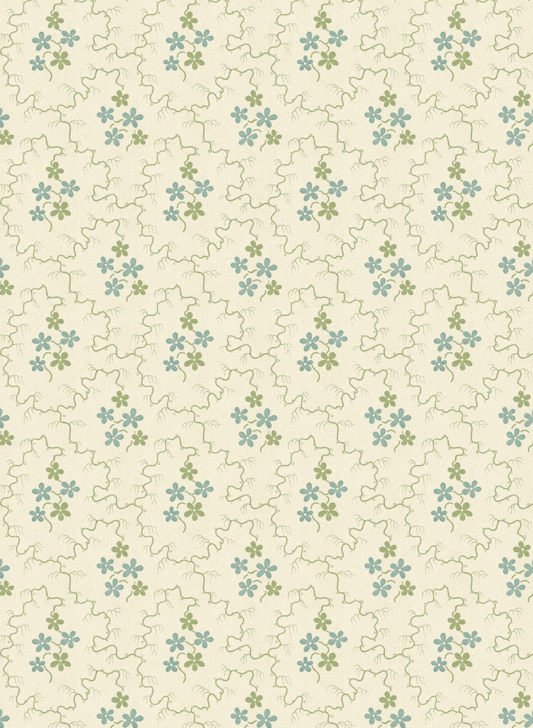 Tapete Posy - Green/ Aqua