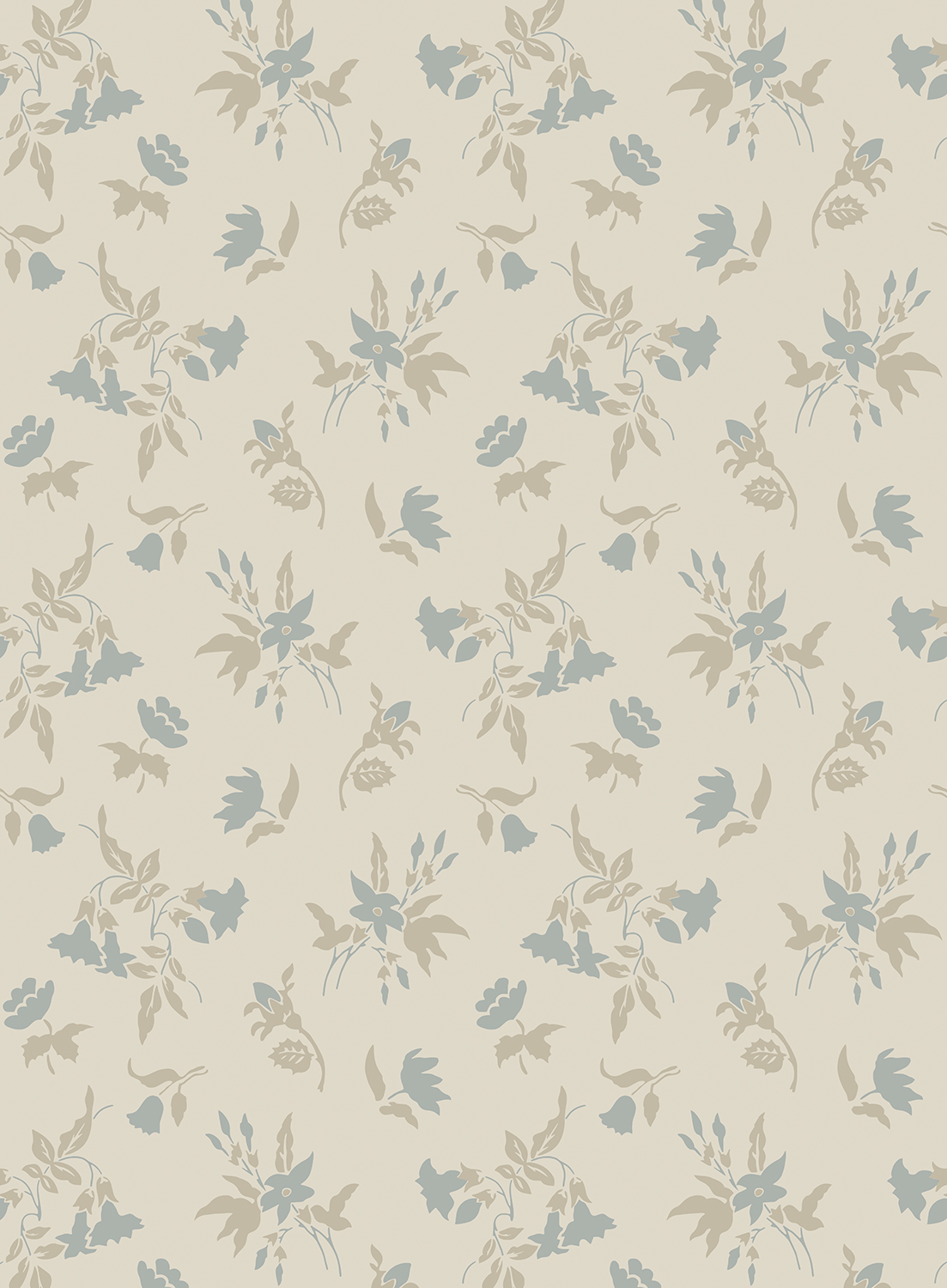 Tapete Auguste - School House White/ Light Blue