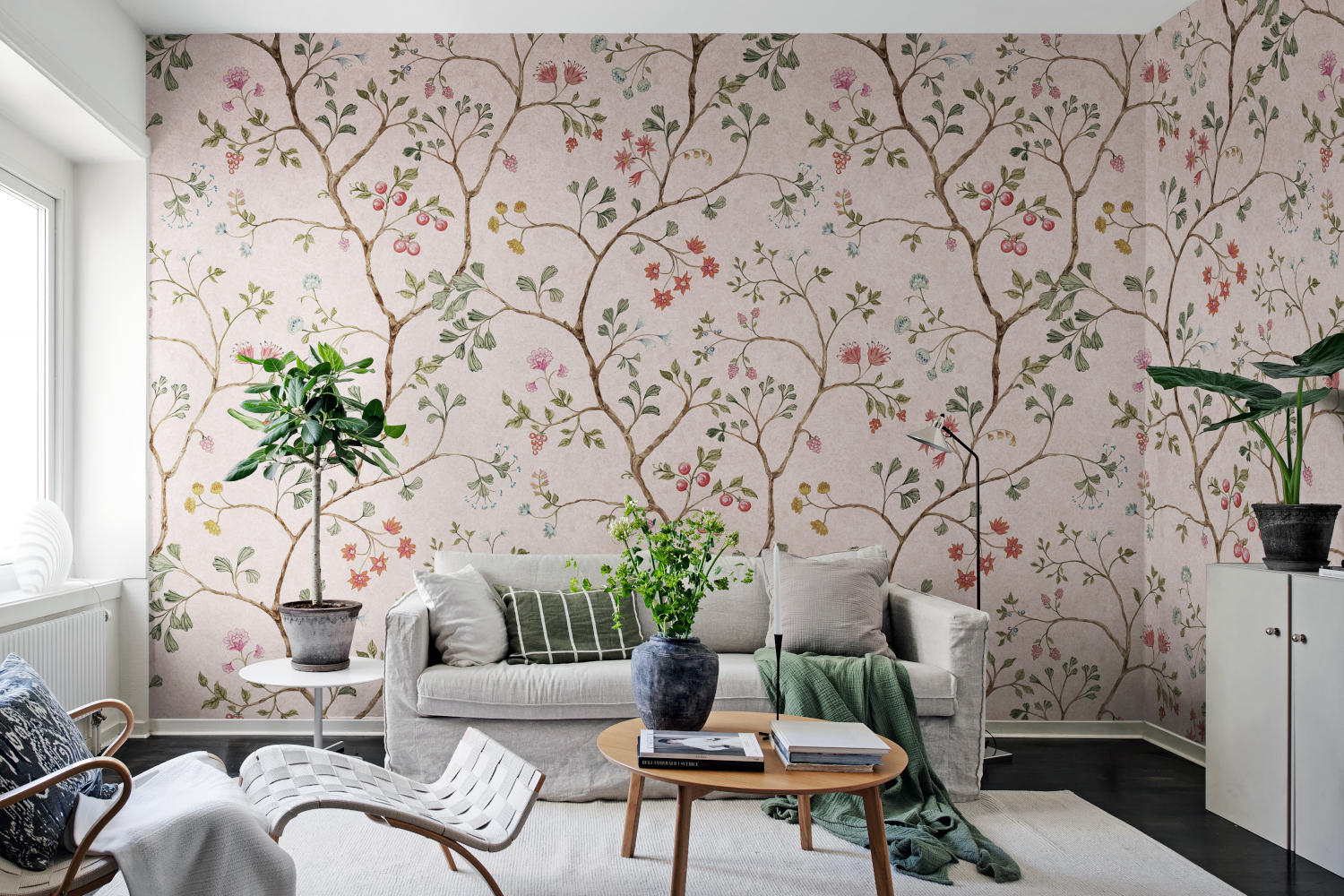 Wandbild Song Tree - Pink Cherry