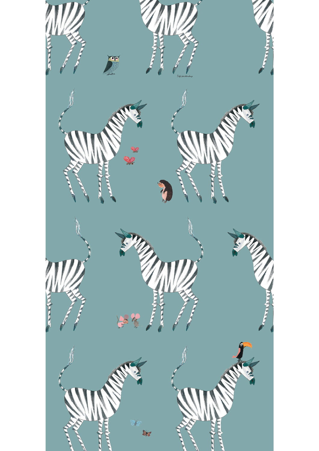Tapete Zebra - Petrol