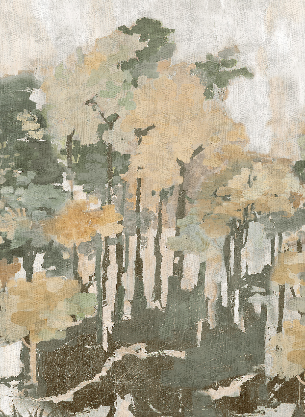 Wandbild Funes - Sepia Panel 5