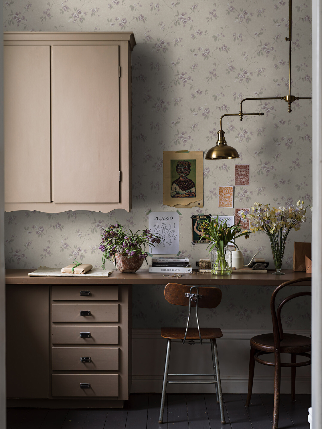 Tapete Vintage Rose - 4256
