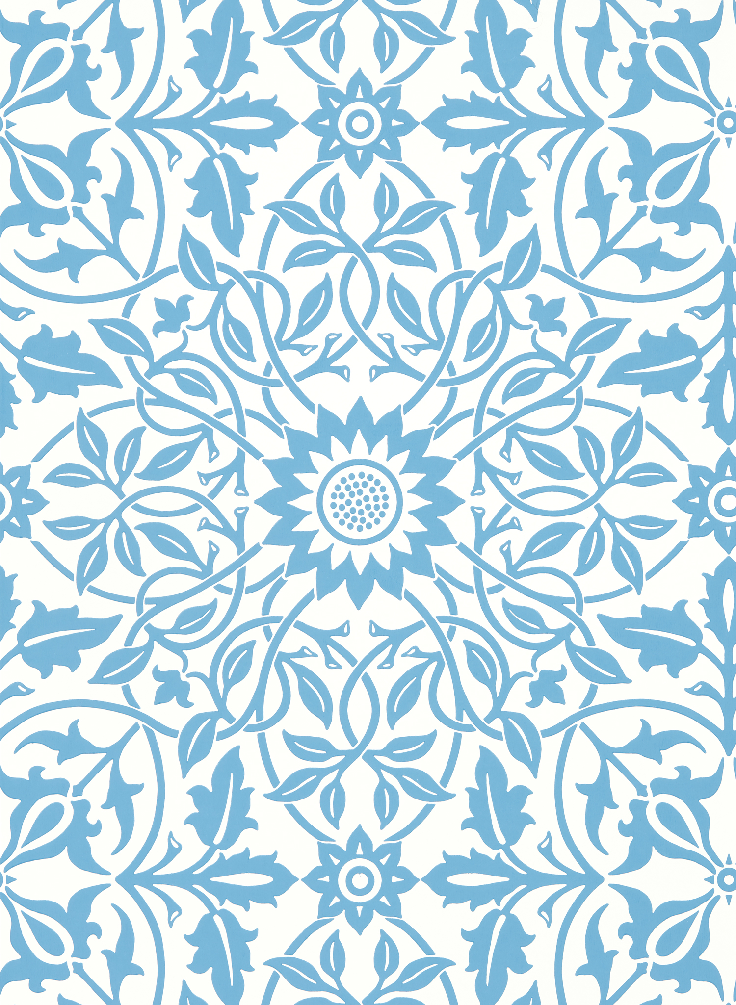 Tapete Simply St James Ceiling - China Blue