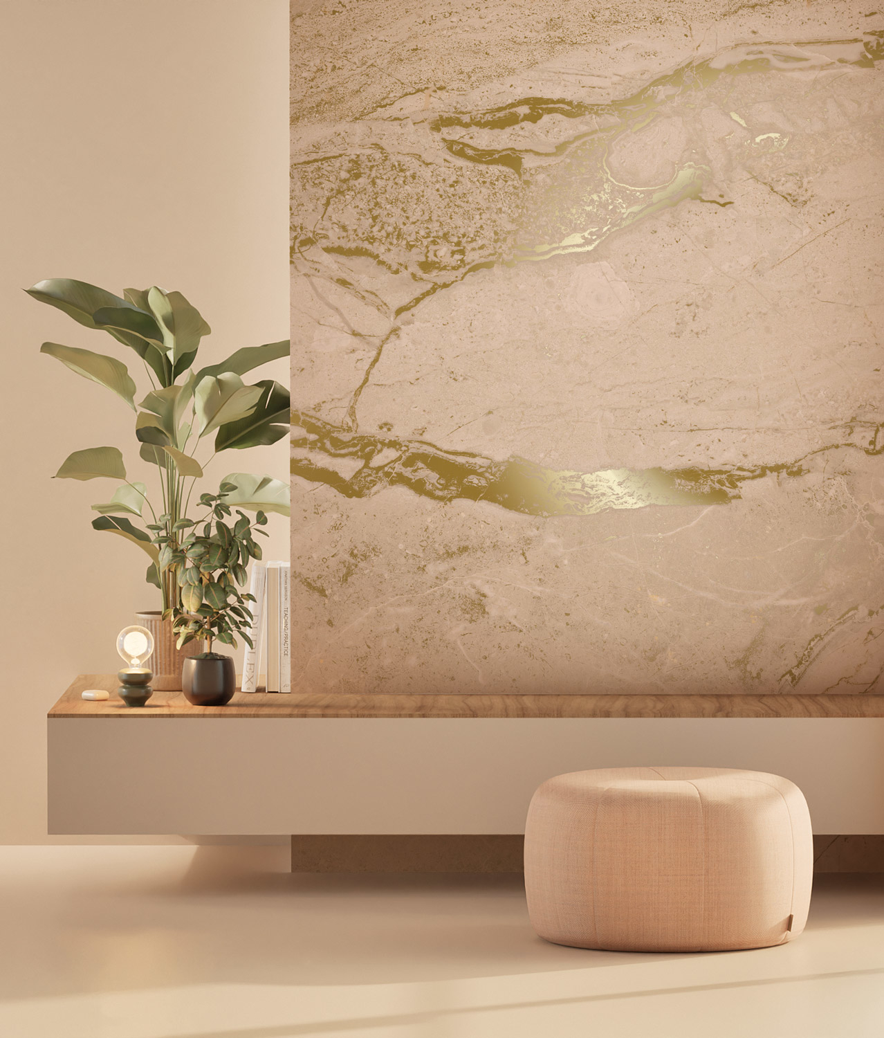 Wandbild Marble Nude Uyterlinde - 292 cm
