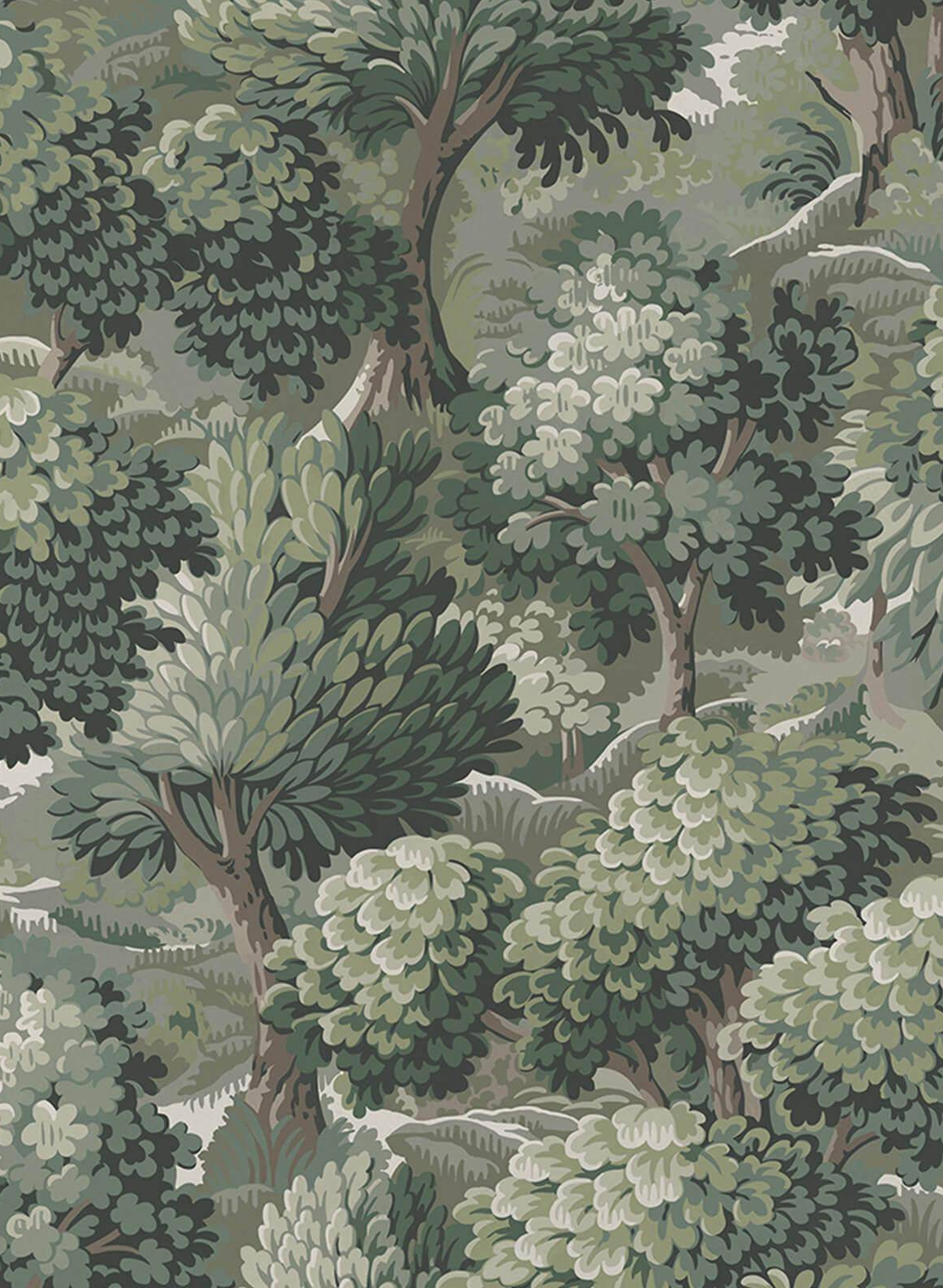 Carta da parati Nemor - Verde