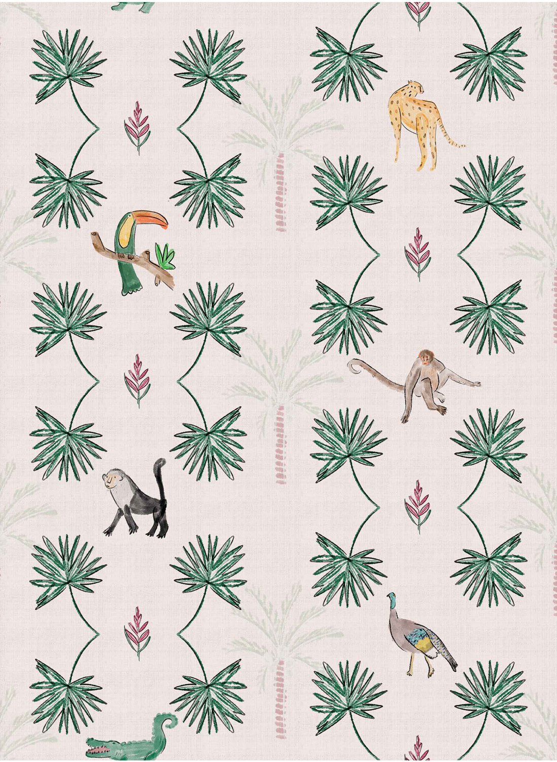 Tapete Monteverde - Pink