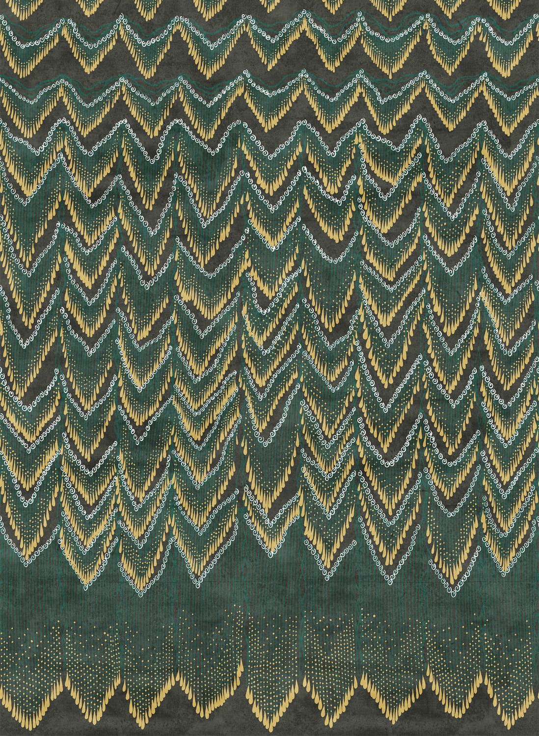 Wandbild Fringed Follies - Safari
