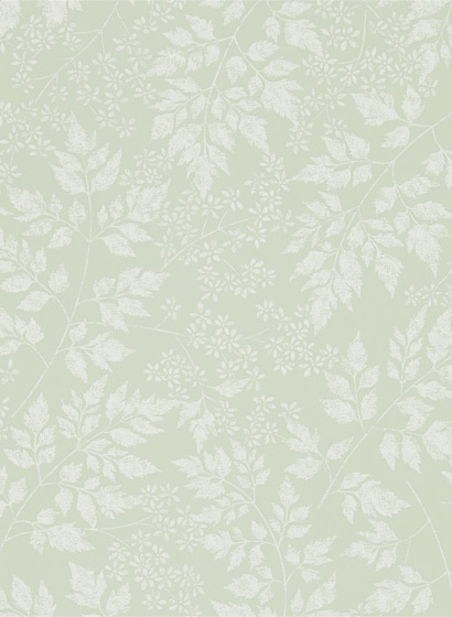 Tapete Spring Leaves - Celadon